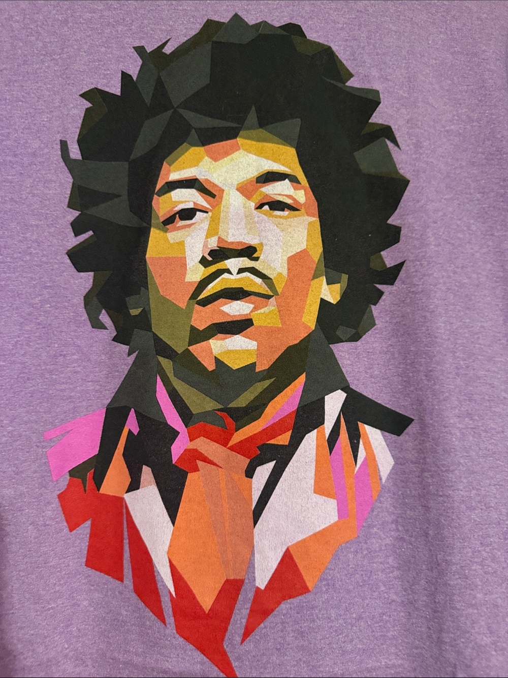 Jimi Hendrix "Karl Ferris Collection" geometric pop-art t-shirt  size Large